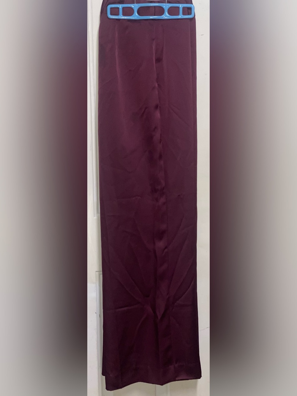 1.STATE Burgundy Wide Leg Dress Pants Women’s Size 12 High Rise Career Office